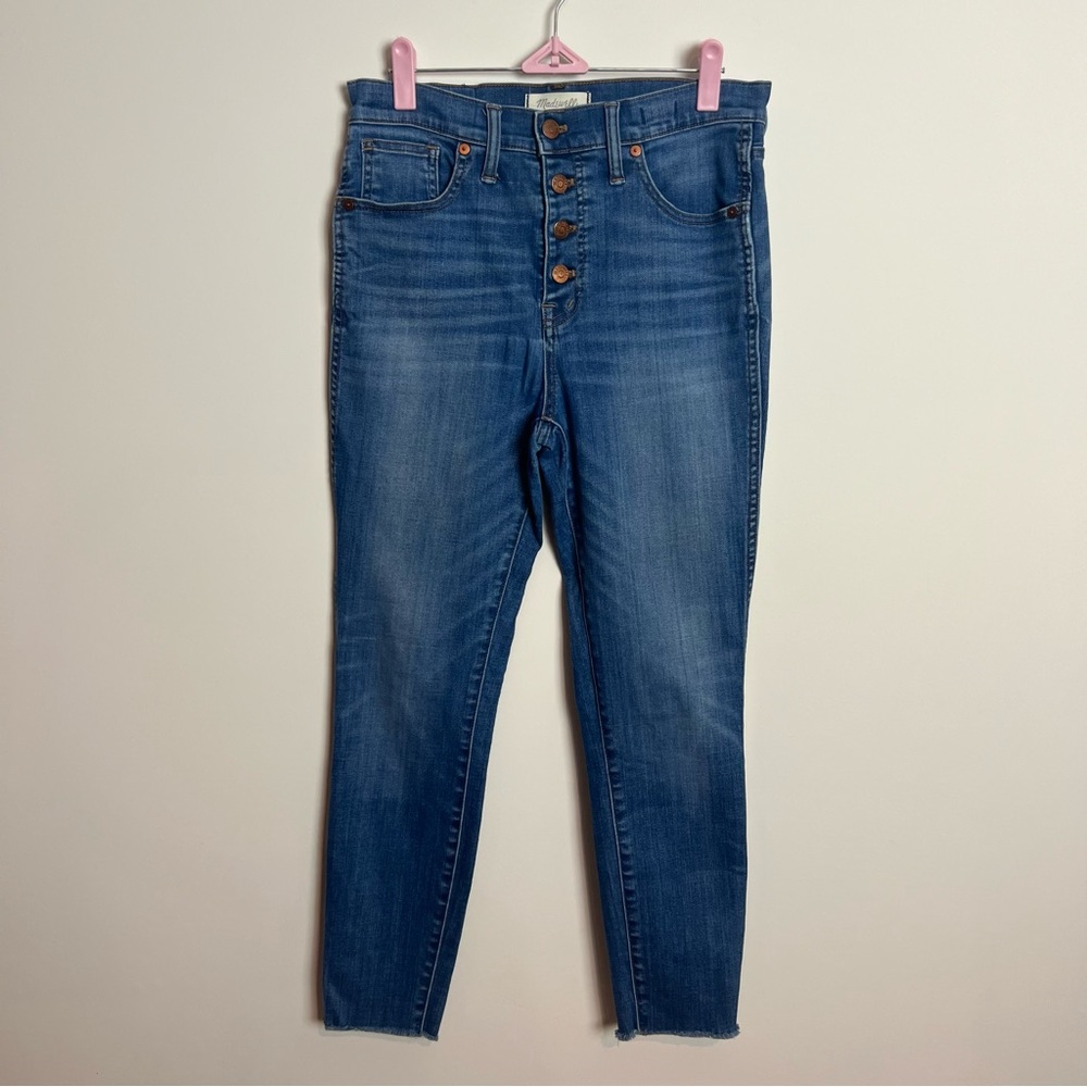 Madewell 10" High Rise Skinny Crop Jeans Women Size 28